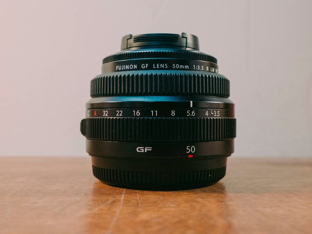 Fujifilm GF 50mm f/3.5 R LM WR –Comme neuf–boîte/accessoire, Fujifilm, Enlèvement ou Envoi, Lentille standard, Comme neuf