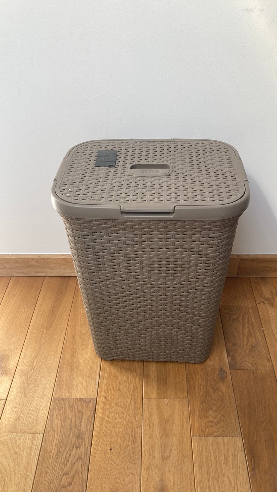 Curver hoge wasmand, Ophalen, Gebruikt, Bruin, Wasmand