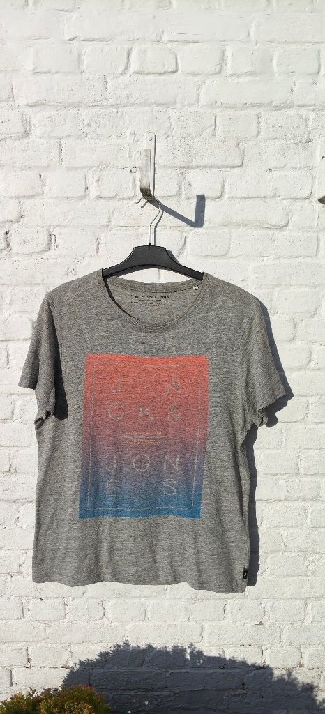 Veste t-shirt & Jones taille L, Jack  jones, Gris, Enlèvement ou Envoi, Taille 52/54 (L)