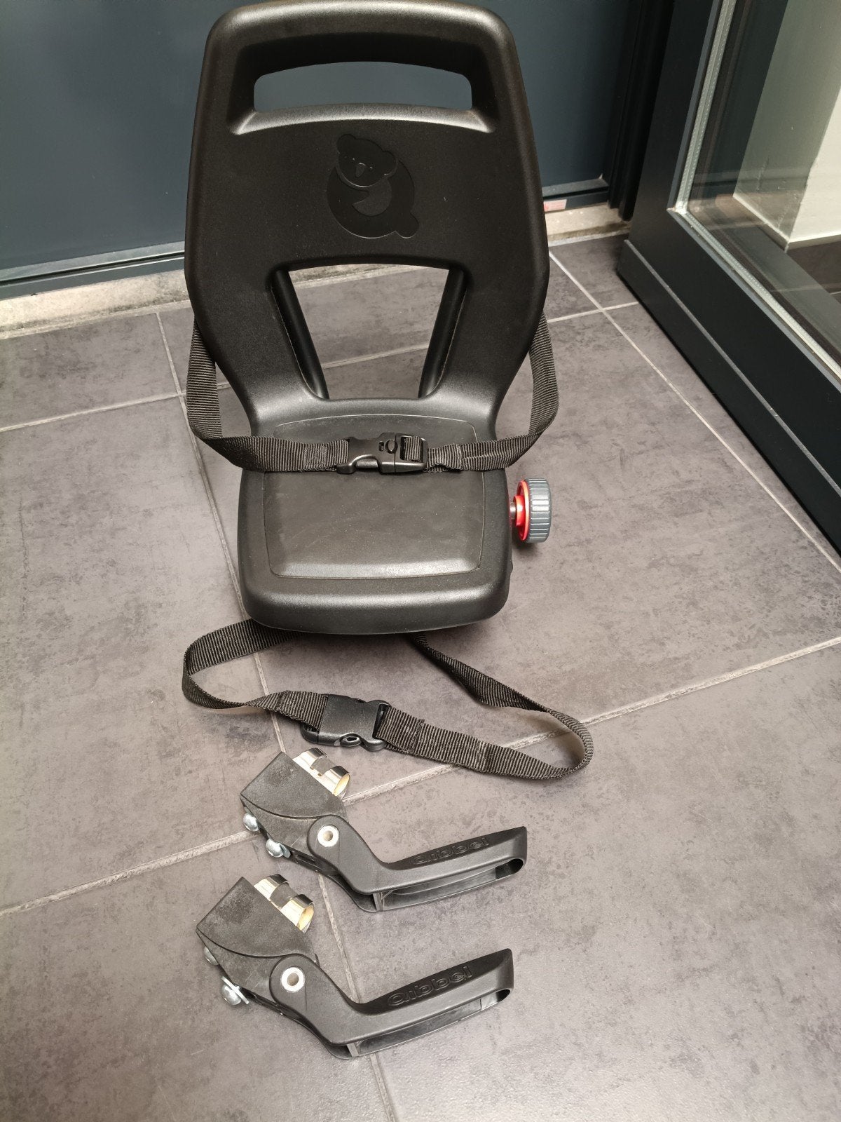 qibbel fietsstoeltje 6+ max 35 kg, Fietsen en Brommers, Ophalen, Achterzitje, Voetsteuntjes, 15 t/m 36 kg