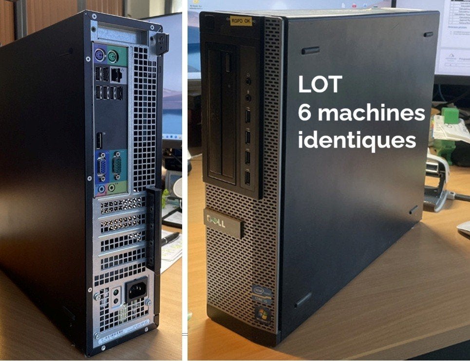 LOT de 6 Dell Optiplex 790, Computers en Software, Ophalen, HDD, Intel Core i5, DELL