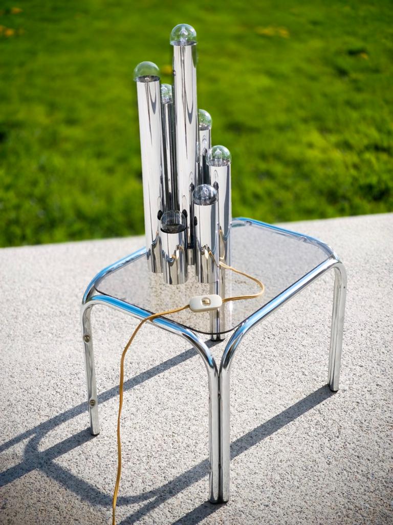 Lampe Gaetano Sciolari modèle 4489/7L pour Boulanger, 1970, Enlèvement ou Envoi