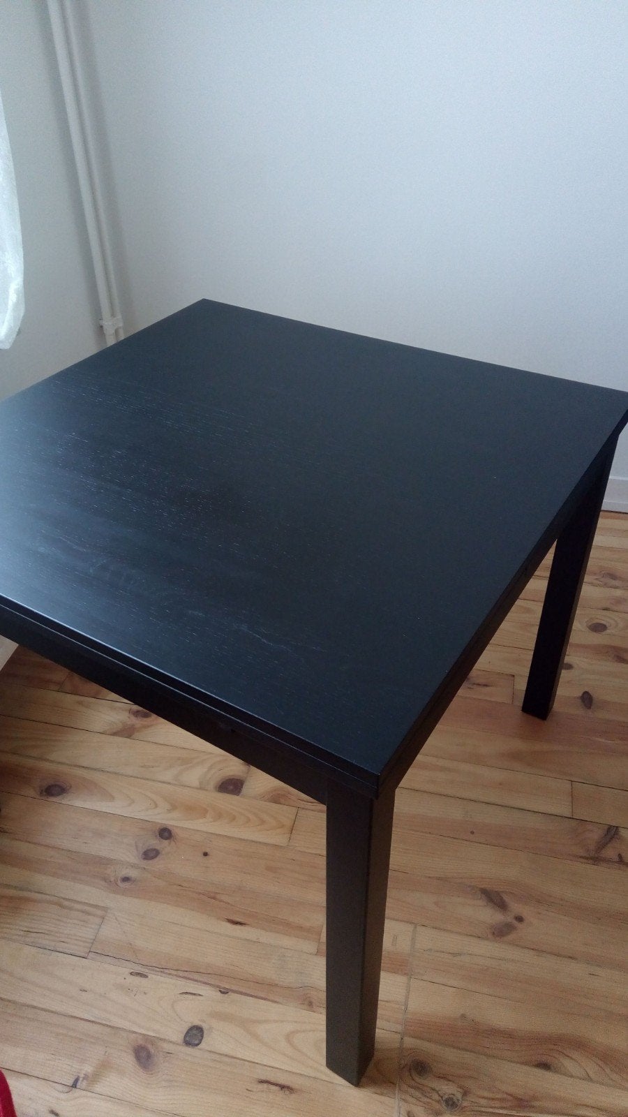 Table salle à manger 4+ personnes IKEA - Excellente état, Maison & Meubles, Carré, Enlèvement, Utilisé, Autres essences de bois