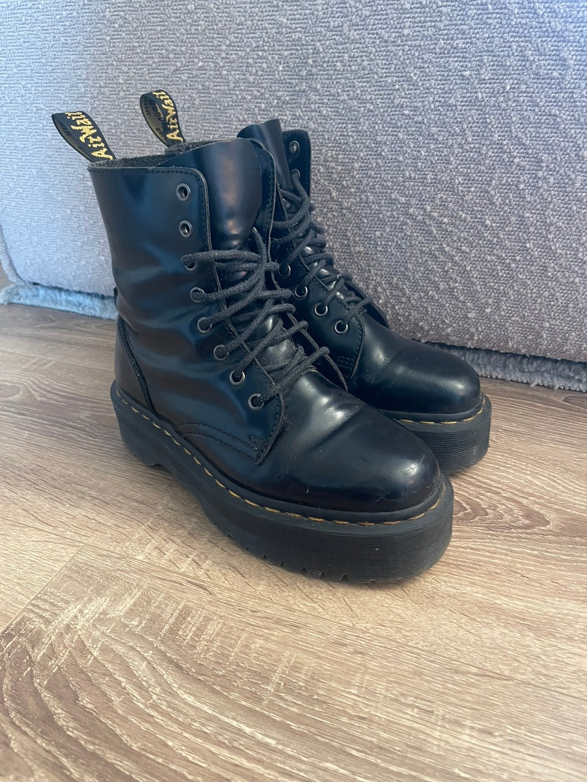Dr. Martens boots, Kleding | Dames, Zwart, Lage of Enkellaarzen, Ophalen of Verzenden, Gedragen