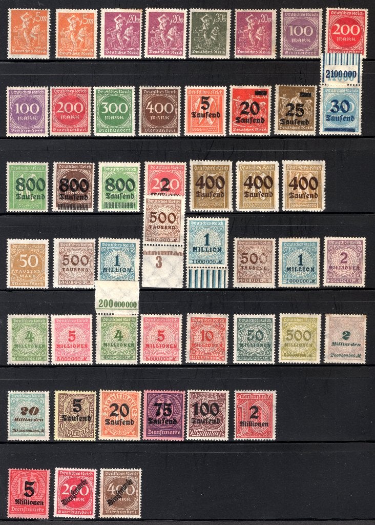 DEUTSCHES REICH jaar 1923 MH, Verzenden, Postfris