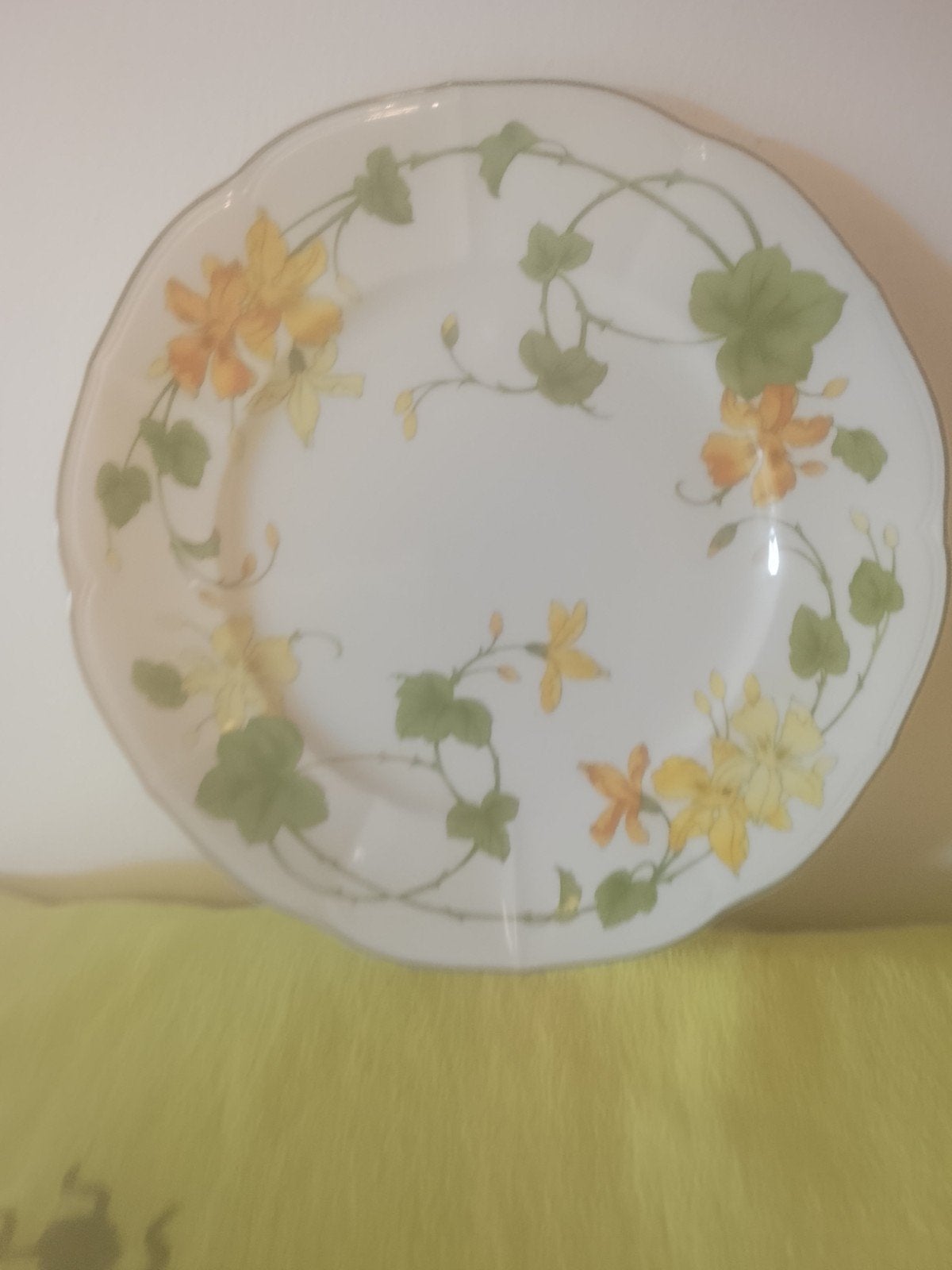 Villeroy en Boch gerarium -malva borden 6 stuks, Huis en Inrichting, Villeroy & Boch, Vintage, Nieuw, Ophalen of Verzenden