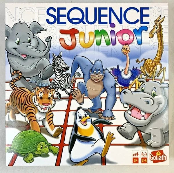 Goliath Sequence Junior kinderspel dieren 3+ jaar compleet, Hobby en Vrije tijd, Verzenden, Zo goed als nieuw, Goliath