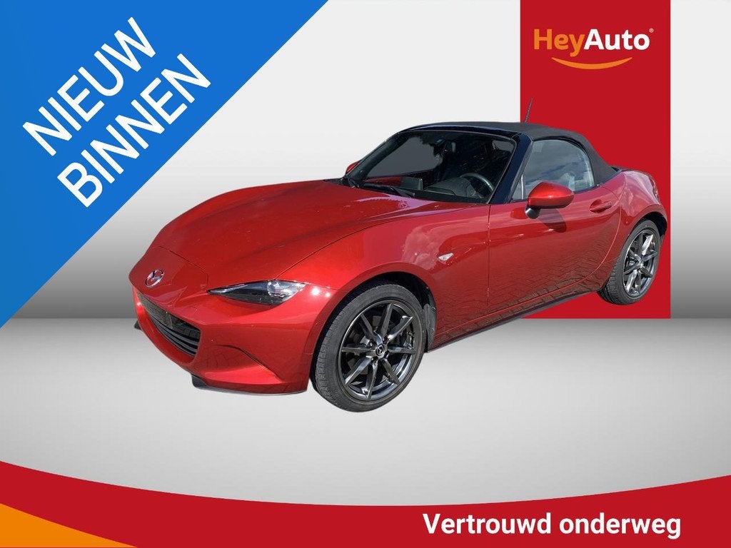 MAZDA MX-5 ROADSTER 2D MANUAL6 CONVERTIBLE, Auto's, 1998 cc, Stof, Gebruikt, Zwart
