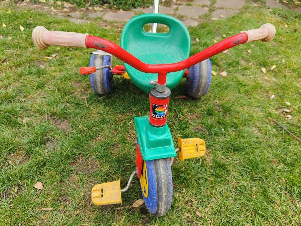 Tricycle KETTLER Made in Germany avec barre de poussée, Enlèvement, Utilisé, KETTLER – Made in Germany, Tige de poussée