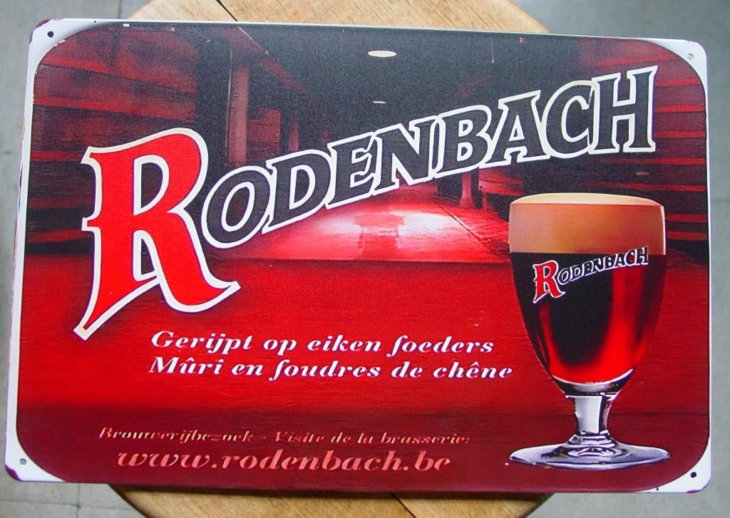 RODENBACH REKLAME -METAAL-, Ophalen of Verzenden