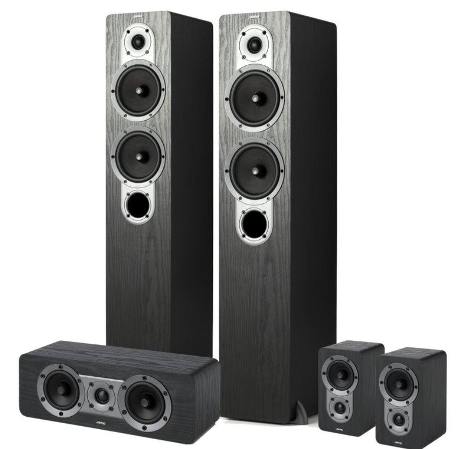 Jamo S 426 HCS 3 (Zwart), center speaker + subwoofer, Audio, Tv en Foto, Ophalen, Zo goed als nieuw, Center speaker, Jamo
