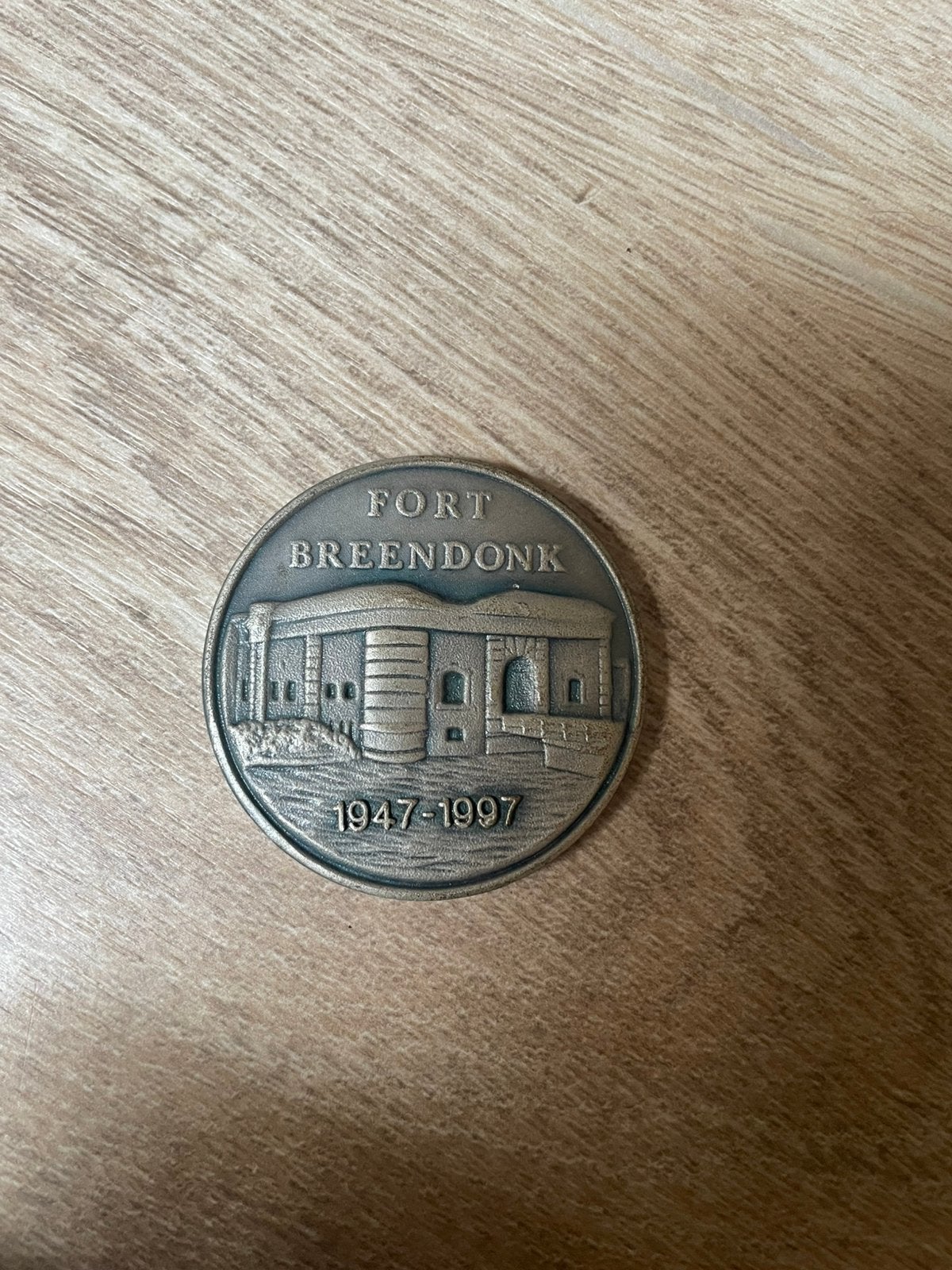 Médaille commémorative Fort de Breendonk 1947-1997 ww2, Timbres & Monnaies, Enlèvement ou Envoi