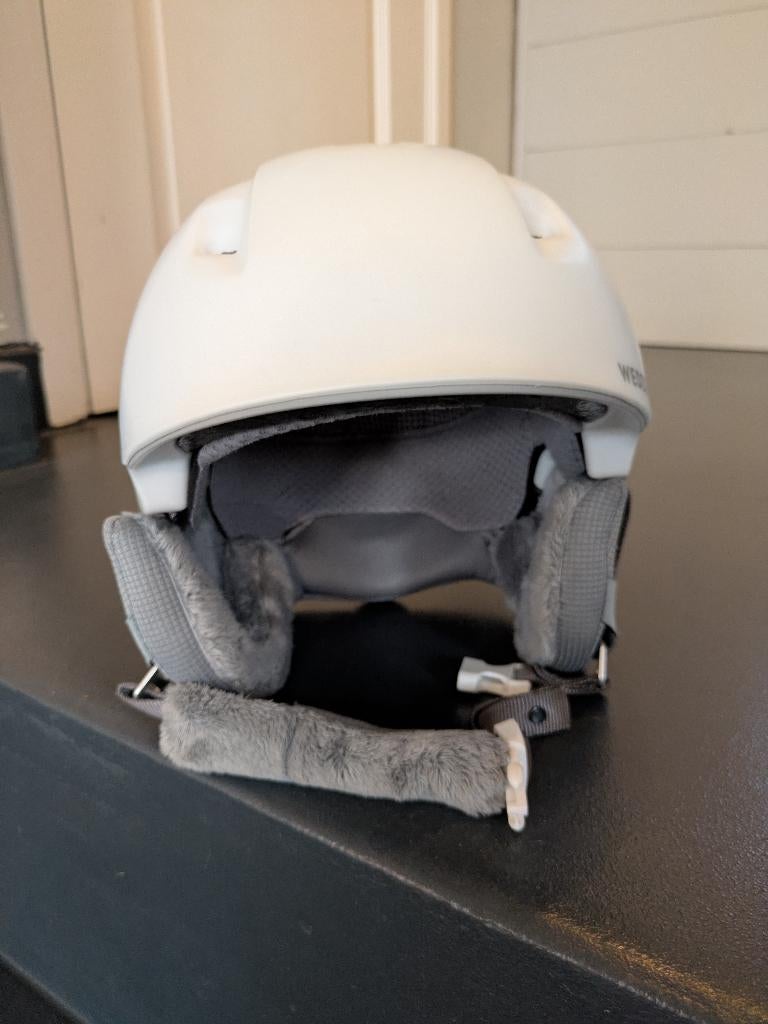 Casque de ski blanc, taille S/52-55 cm, Wed'ze Decathlon, Autres marques, Enlèvement, Utilisé, Autres types