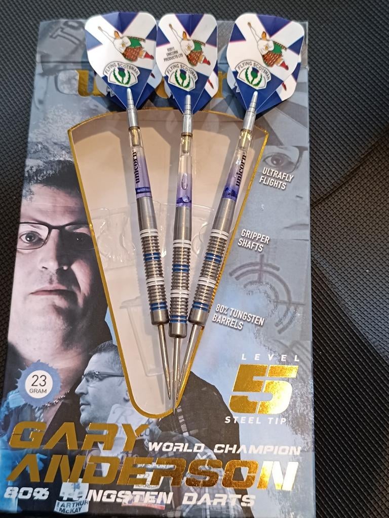 Gary Anderson level5, Sport en Fitness, Darts, Ophalen of Verzenden, Flights
