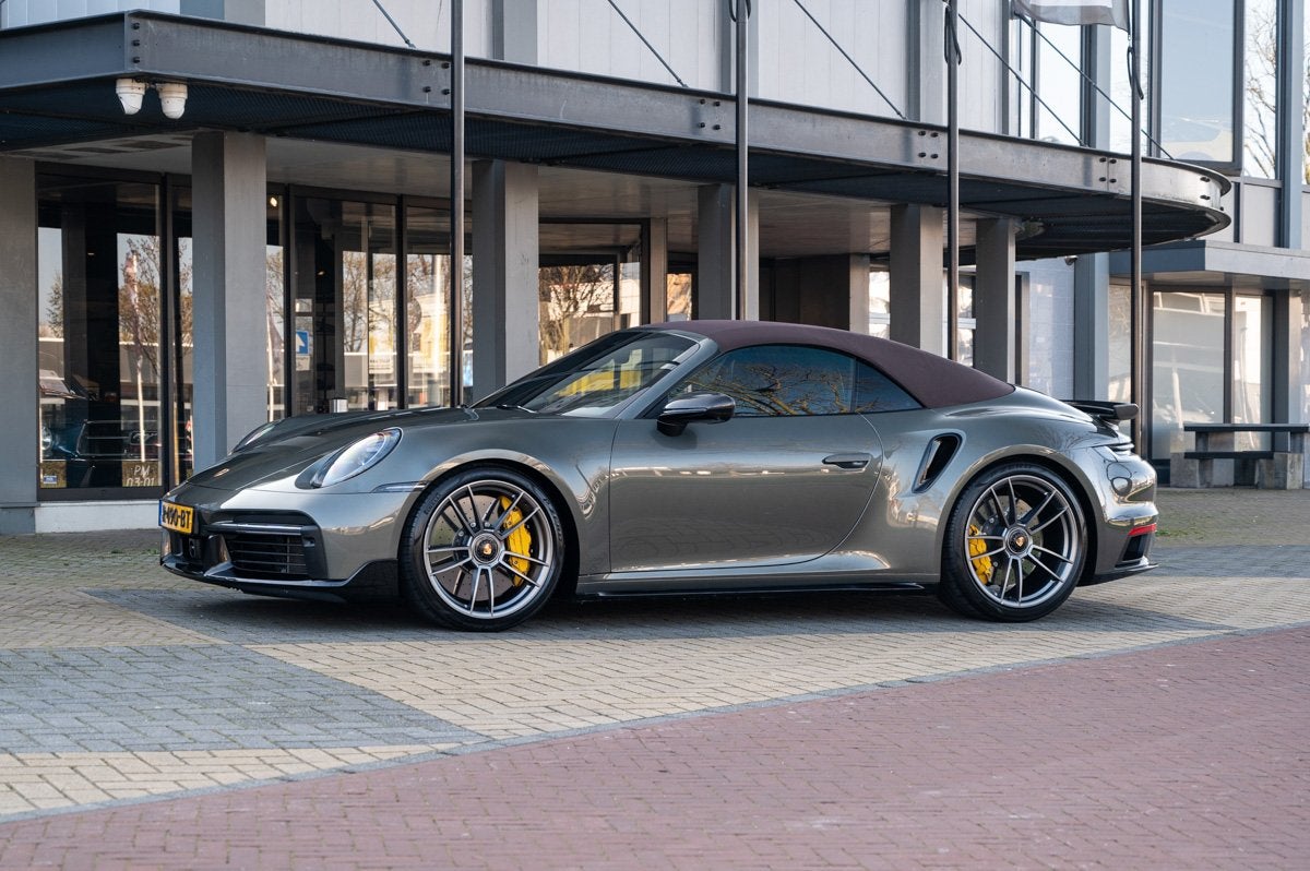 Porsche 911 Turbo S Cabriolet (bj 2021, automaat), Auto's, Porsche, 4 zetels, Gebruikt, Euro 6, Leder