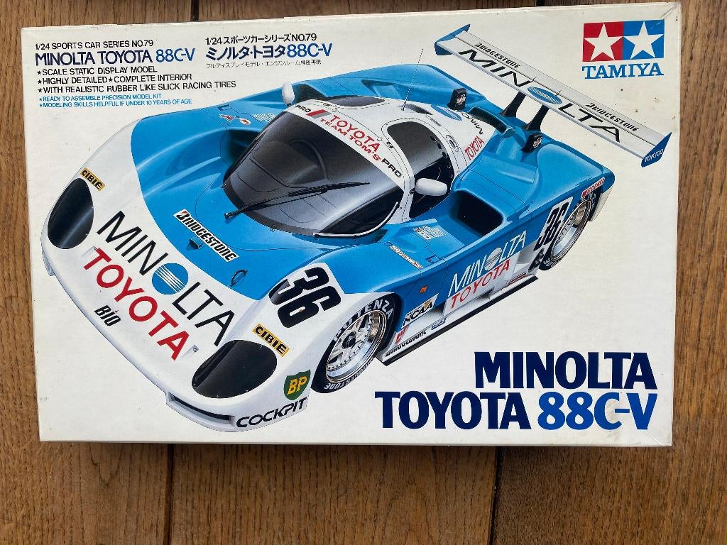Kit Tamiya Minolta 1/24 pour Toyota 88C-V 24079, Neuf, Enlèvement ou Envoi, Voiture, Plus grand que 1:32