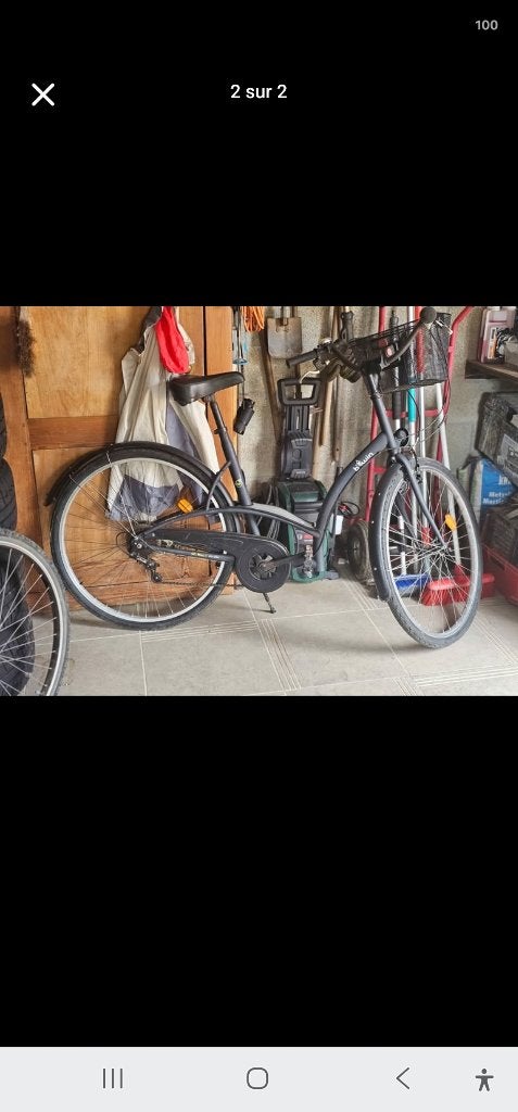 A vendre vélo avec panier et vitesse, Enlèvement, Utilisé, Autres types