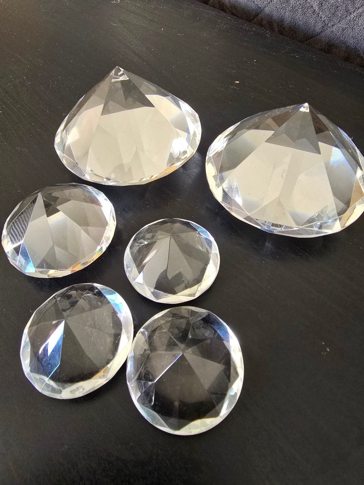 glazen diamandvormige deco, Ophalen