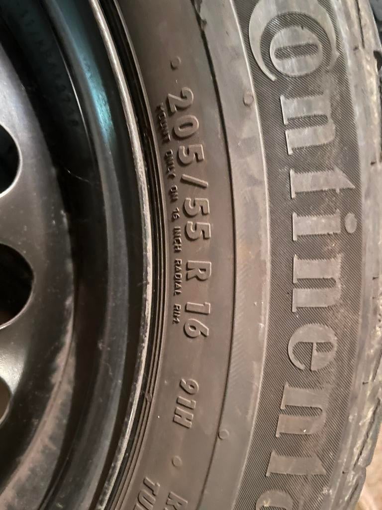 Continental Winterbanden 16 inch met velg, Enlèvement, 16 pouces, Pneus hiver, Pneu(s)