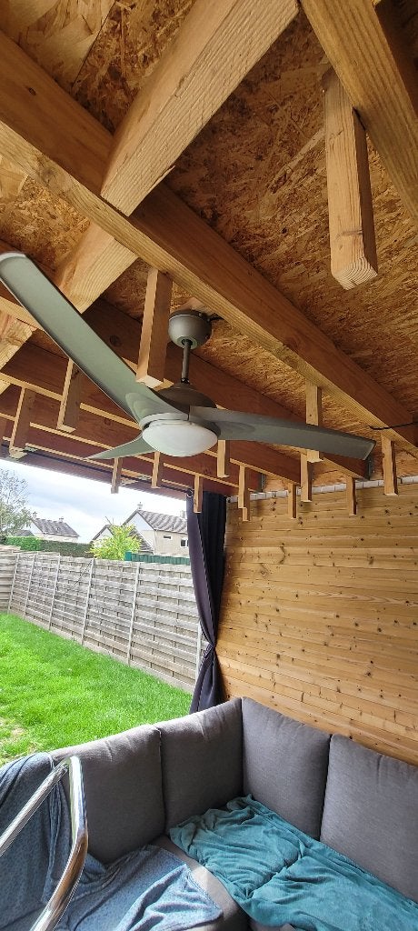 Ventilator, Elektronische apparatuur, Ophalen, Ventilator met afstandsbediening, Zo goed als nieuw, Plafondventilator