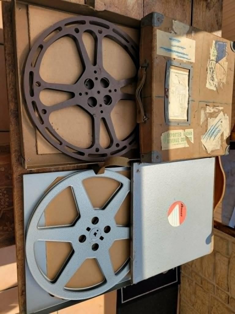 lot de bobines de film et boites  déco 12 pieces, Ophalen