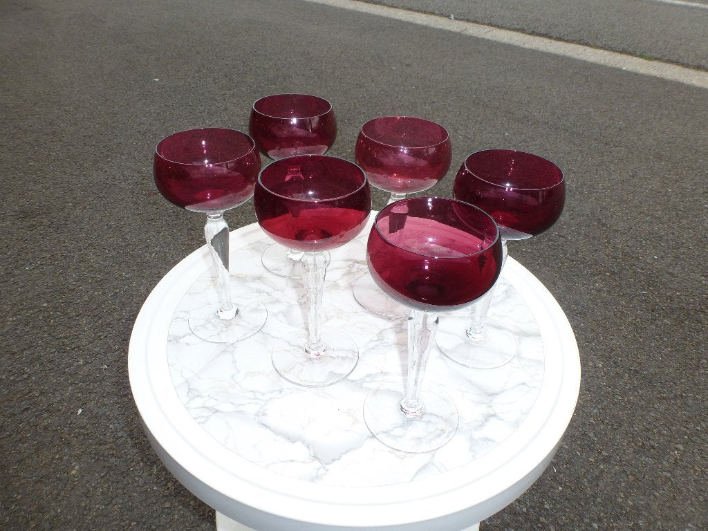 6 verres en cristal du Val Saint-Lambert, Enlèvement