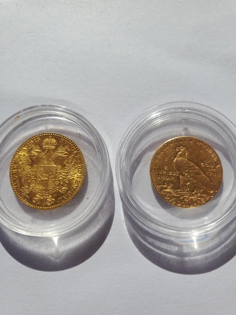 Deux pièces d'or, Enlèvement ou Envoi, Or, Or