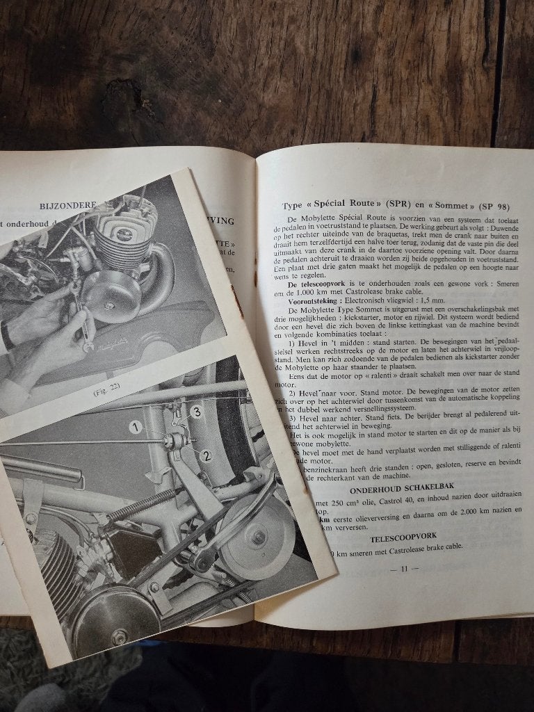 Motobecane 1965 handleiding, Enlèvement ou Envoi, Comme neuf, Autres types