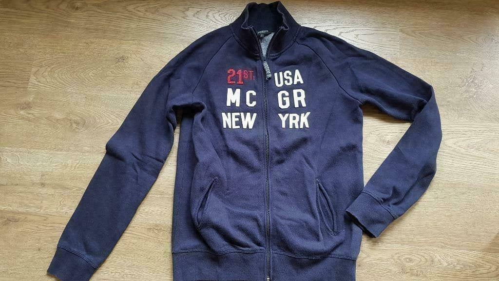blauwe trui / gilet van McGREGOR maat 164, McGregor, Trui of Vest, Ophalen of Verzenden, Zo goed als nieuw