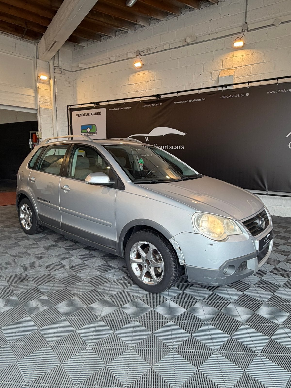 Volkswagen Polo Cross 1.4 FSi - Climatronic, Argent ou Gris, Achat, Entreprise, 5 portes