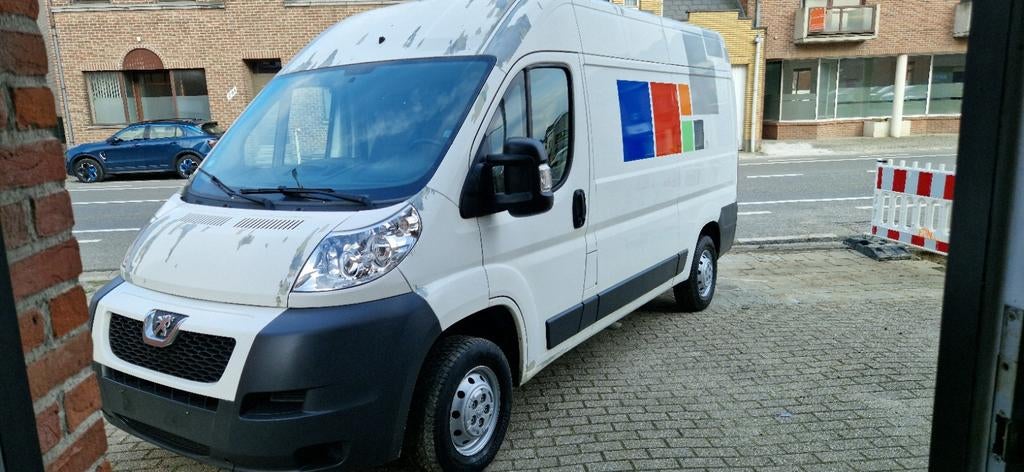 PEUGEOT BOXER L2 H2 2.2HDI 150CV EURO5B !! 98.000 KM !!, Autos, Euro 5, Achat, 3 places, Boîte manuelle