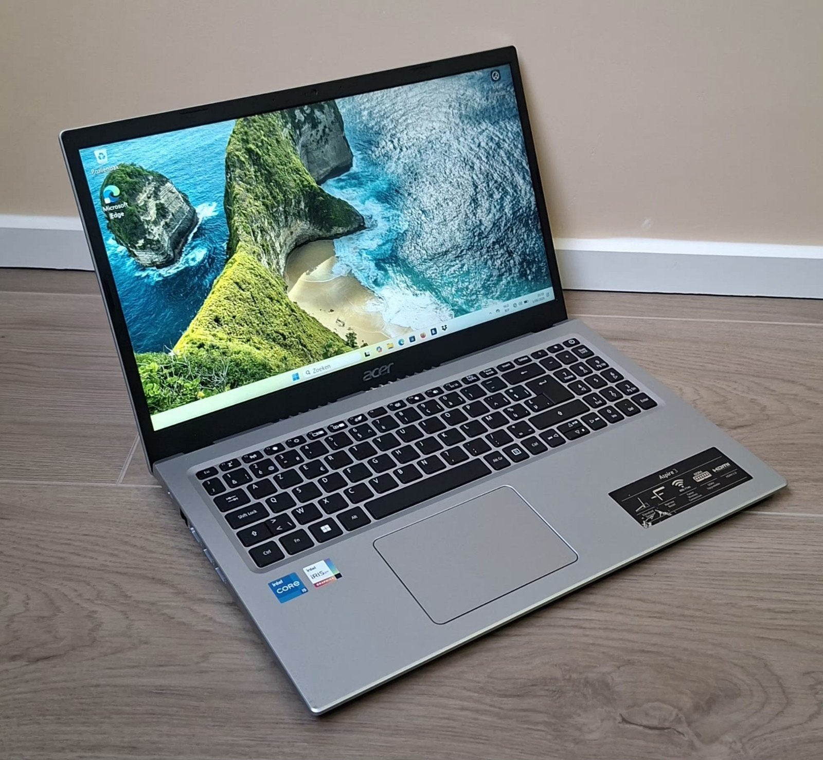 Acer Aspire 3: 512 GB/8 RAM Win 11, Computers en Software, Windows Laptops, Ophalen, Met videokaart, 2 tot 3 Ghz, 8 GB