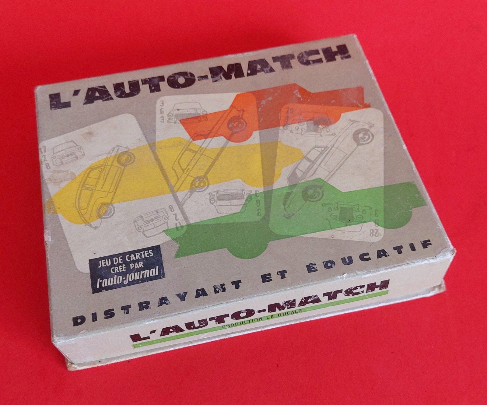 Kaartspel L'AUTO-MATCH Le Ducale, Ophalen of Verzenden, Gebruikt, Speelkaart(en)