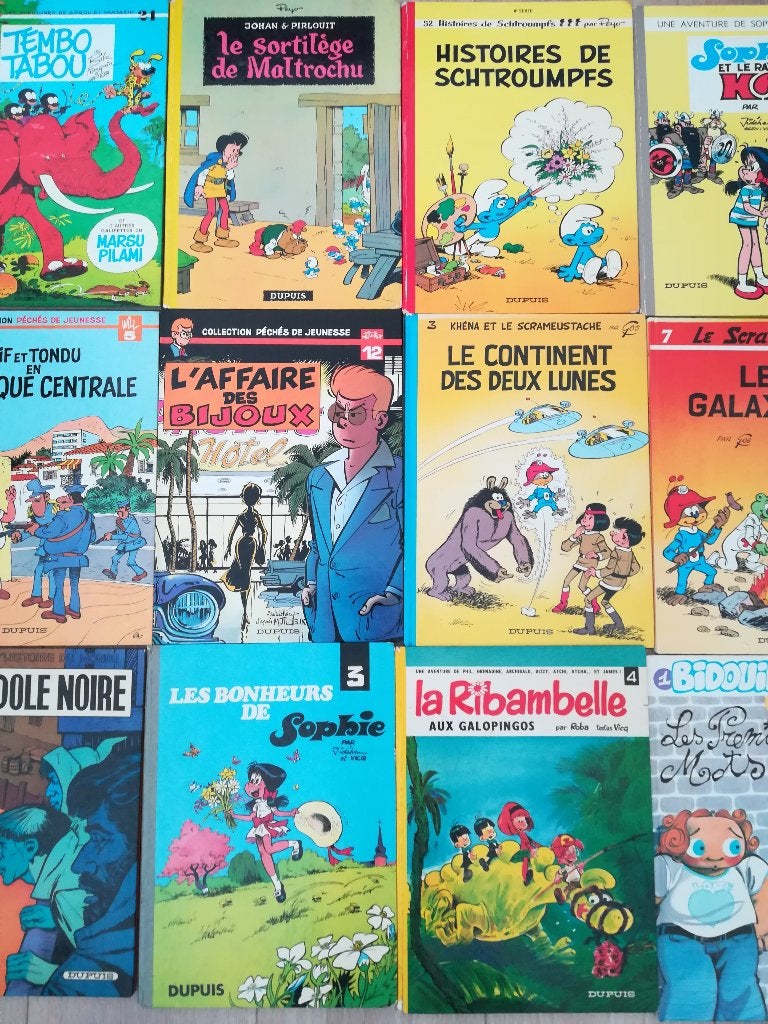 lot 12 bandes dessinées (EO), Livres, Enlèvement ou Envoi, Utilisé