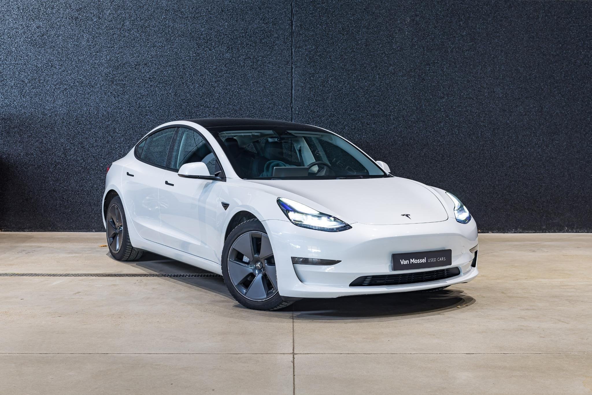 Tesla Model 3 Long-Range Dual Motor AWD PANO DAK | LEDER | N, Auto's, 4 deurs, Gebruikt, 351 pk, Wit