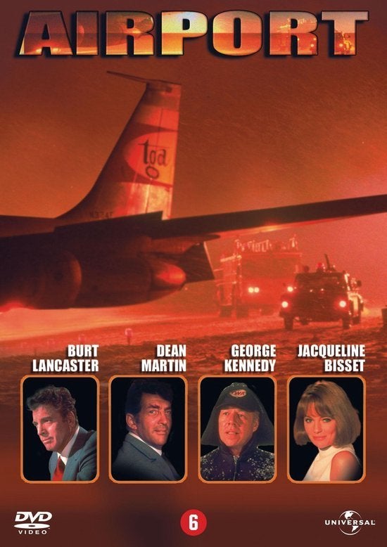 Airport met Burt Lancaster, Dean Martin, Jacqueline Bisset,, CD & DVD, DVD | Classiques, À partir de 6 ans, Thrillers et Policier
