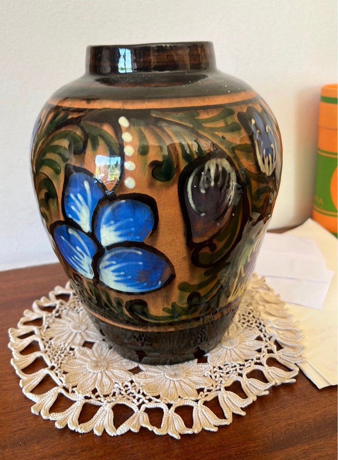 Vase en terre cuite, Ophalen