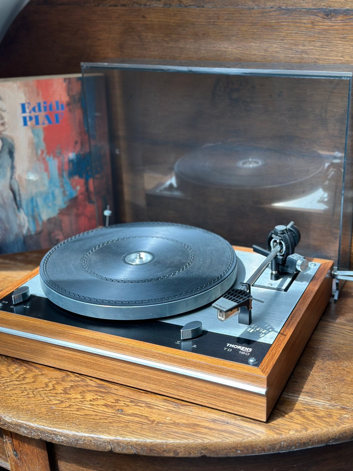 Vintage Thorens TD 160 Platenspeler - Ortofon F15E Mk II, Audio, Tv en Foto, Platenspelers, Ophalen of Verzenden, Zo goed als nieuw