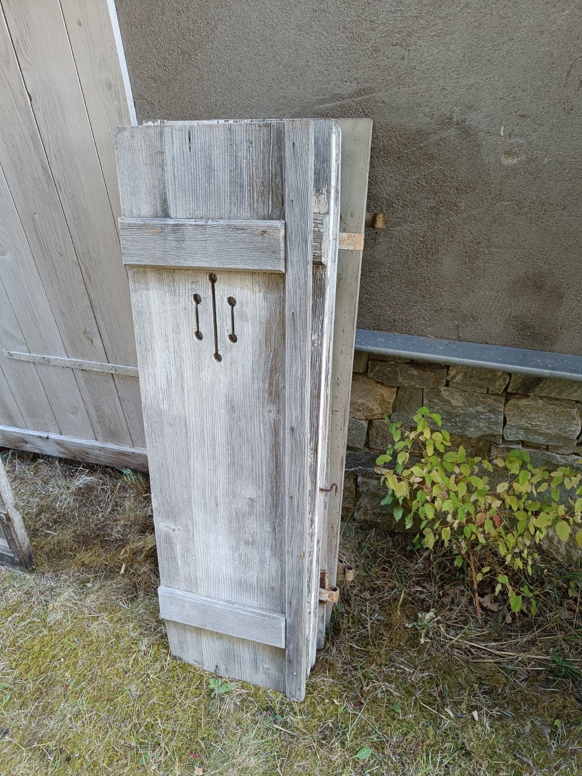 Volets anciens, déco