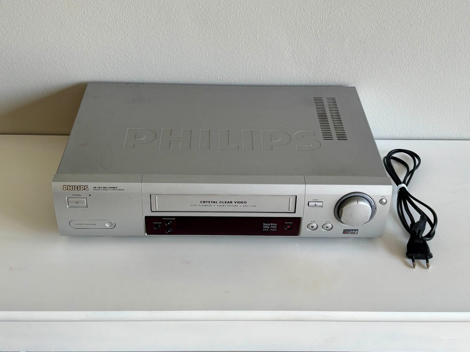 Philips VR705/02 HiFi Stereo VHS video casette recorder, Audio, Tv en Foto, Videospelers, Ophalen of Verzenden, Zo goed als nieuw