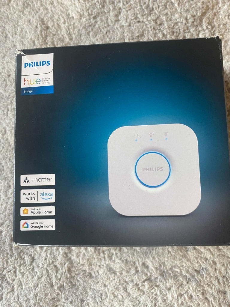 Philips Hue 2.0 Bridge, Hue-systeemcontrolecentrum, Nieuw, Ophalen of Verzenden, X, X
