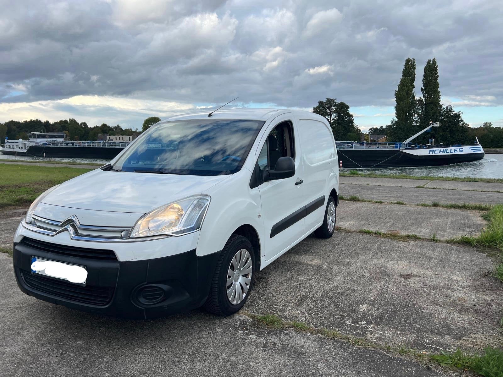 Citroën Berlingo 1.6 HDi – 3 places – 6 200 €, Auto's, Euro 5, Stof, Wit, Berlingo
