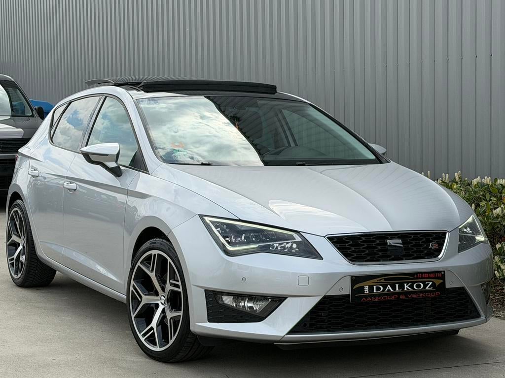 Seat Leon FR 2.0 TDI •Panodak•LED•Carnet de service•Garantie, Autos, Argent ou Gris, Achat, Entreprise, Noir