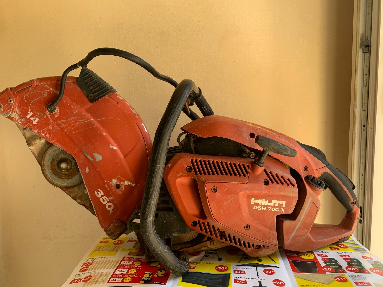 Tronçonneuse thermique HILTI DSH700-X, Bricolage & Construction, Enlèvement, Utilisé, Tronçonneuse