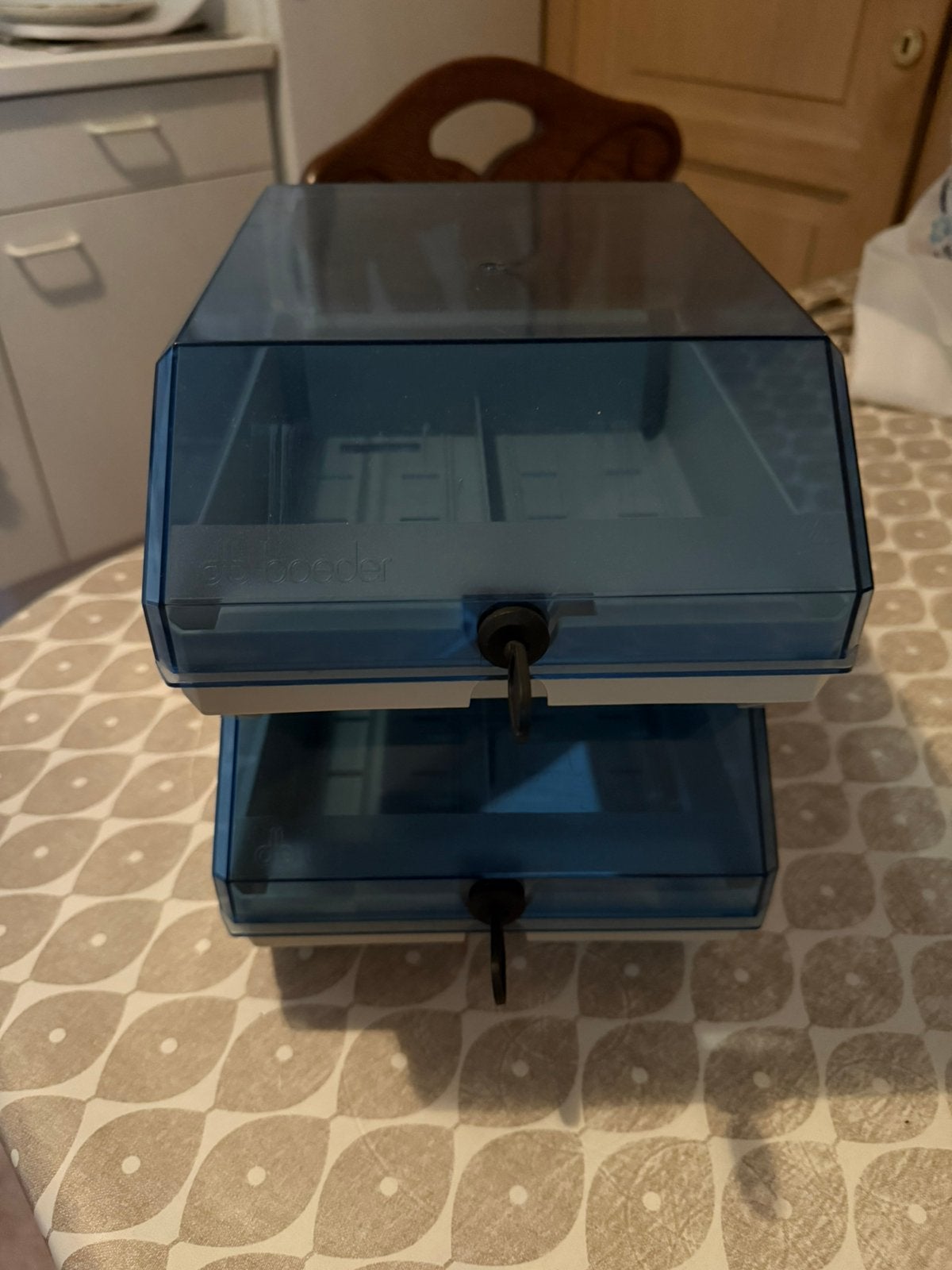 Opbergdozen voor diskettes of iets anders, Maison & Meubles, Accessoires pour la Maison | Coffres, Comme neuf, Enlèvement