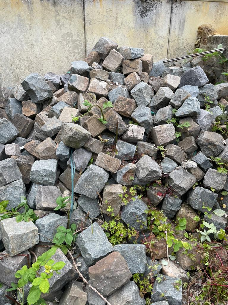 Pavé en grès, Tuin en Terras, Grind, Keien en Split, Zo goed als nieuw, Zandsteen, Ophalen
