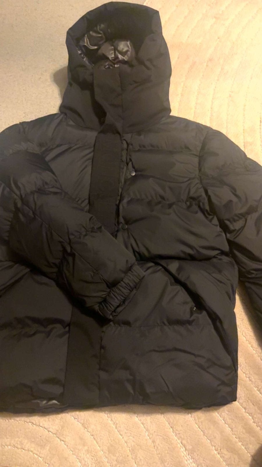 Veste Moncler Madeira noire, Vêtements | Hommes, Vestes | Hiver, Envoi, Comme neuf, Taille 52/54 (L), Noir