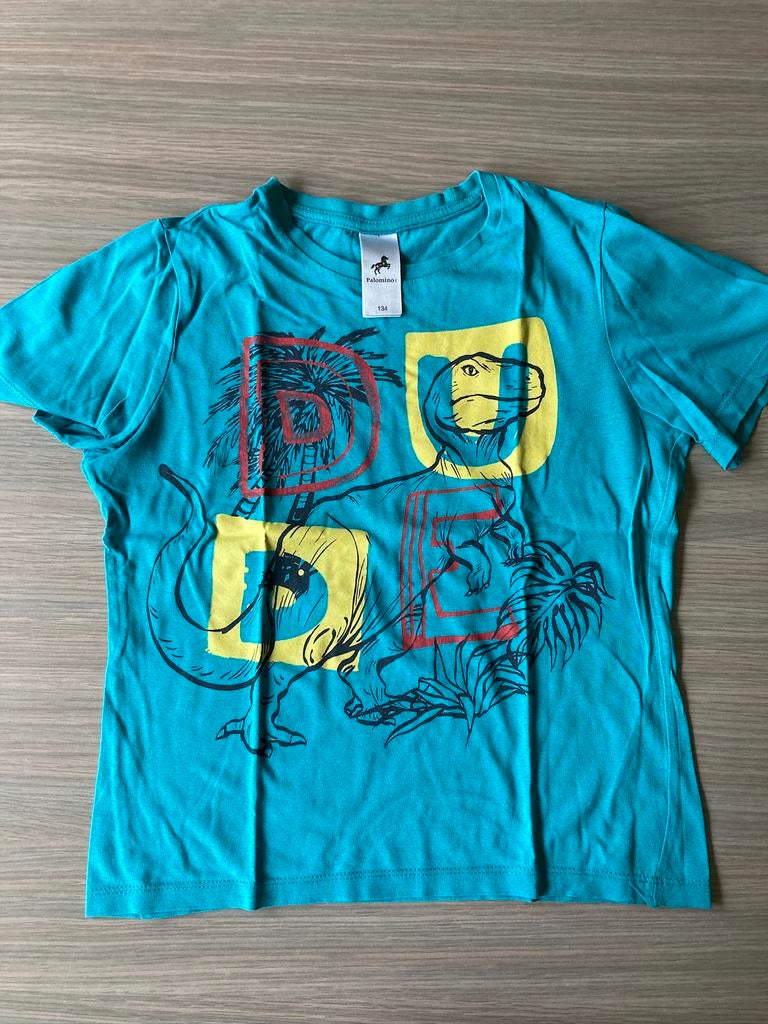 T-shirt korte mouwen - maat 134 - C&A, Enlèvement ou Envoi, Utilisé, Garçon ou Fille, Chemise ou À manches longues
