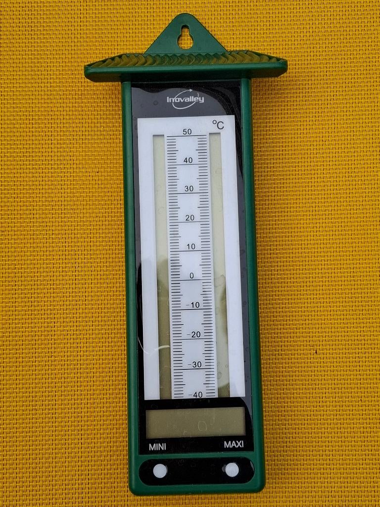 Thermomètre Inovalley "min/max", Envoi, Utilisé, Thermomètre Intérieur