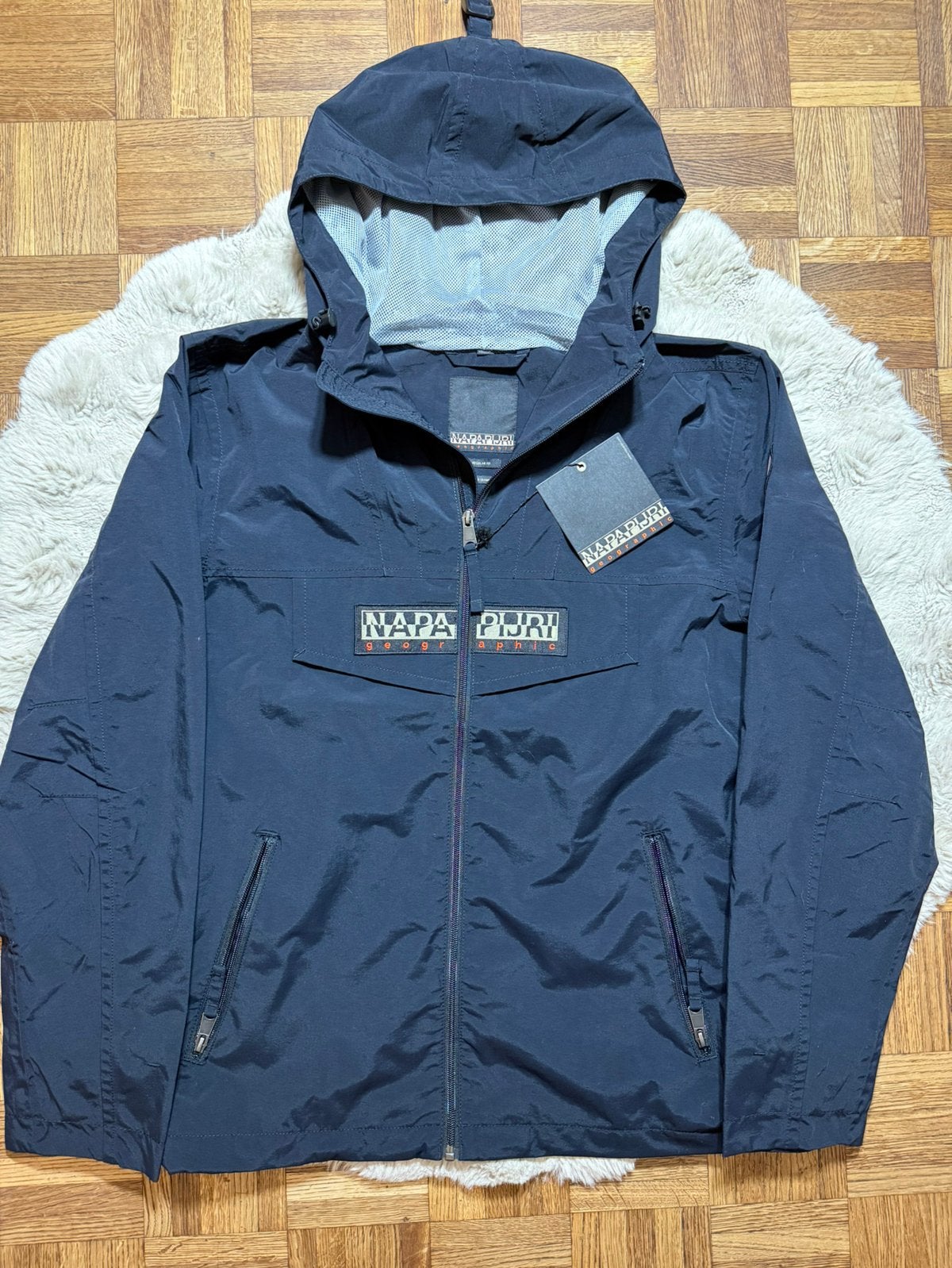 Veste napapijri bleu noir taille M, Enlèvement ou Envoi, Comme neuf